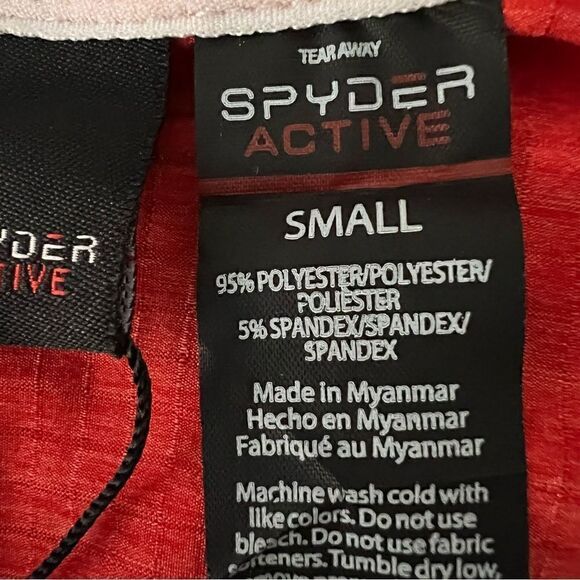 🆕 Spyder Men’s Mockneck Raglan Sleeve Polo size Small - Picture 11 of 14